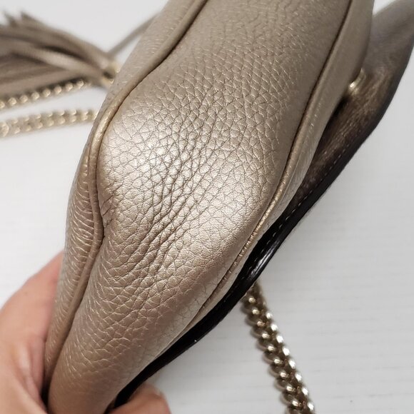 GUCCI Soho Leather Shoulder Bag 468-092625 - Picture 9 of 16